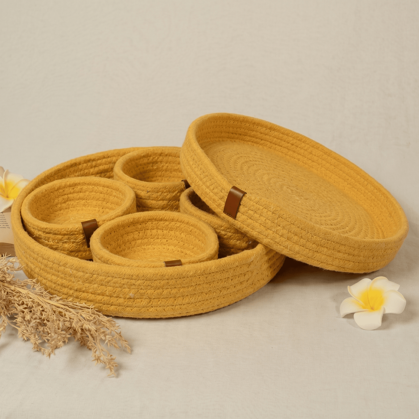 Cotton jewellery basket - Anantoi -