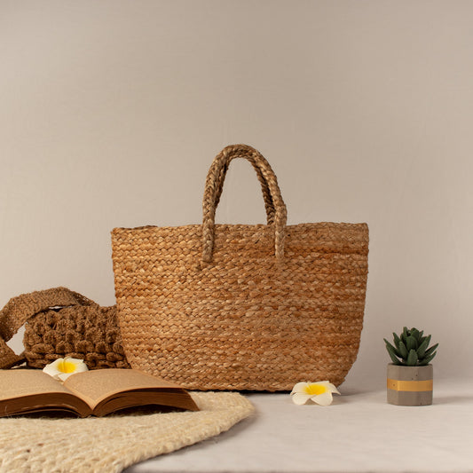 Basic Rectangle Jute Bag - My Store - 