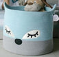Blue cotton basket - Anantoi - 