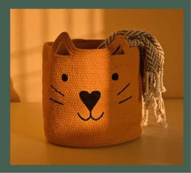 Cat face basket - Anantoi - 