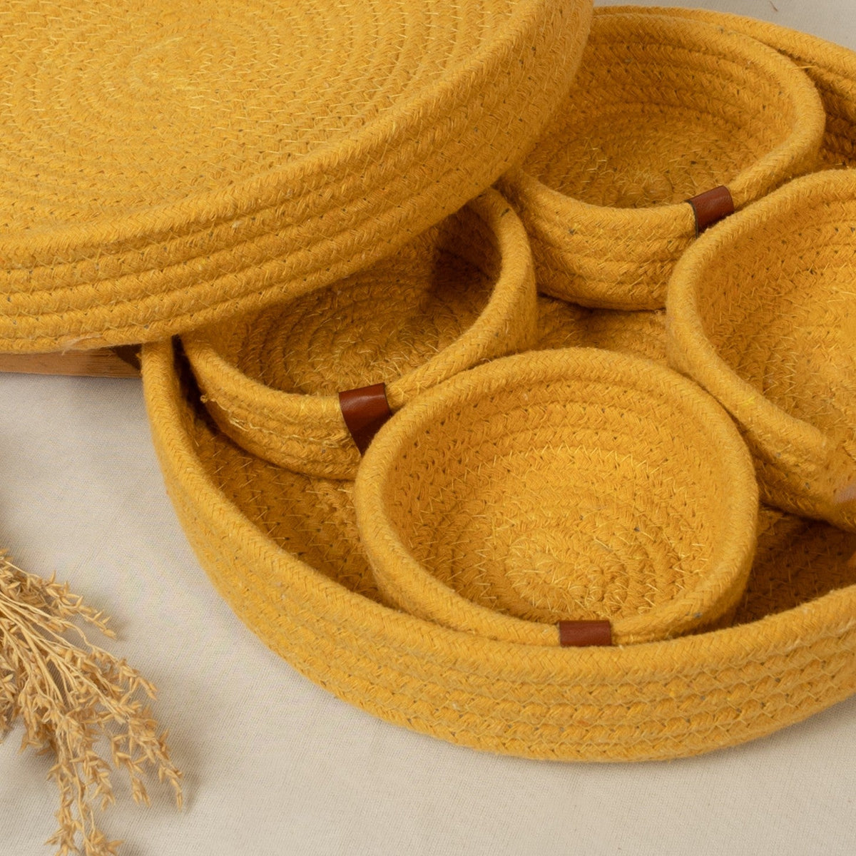 Cotton jewellery basket - Anantoi -