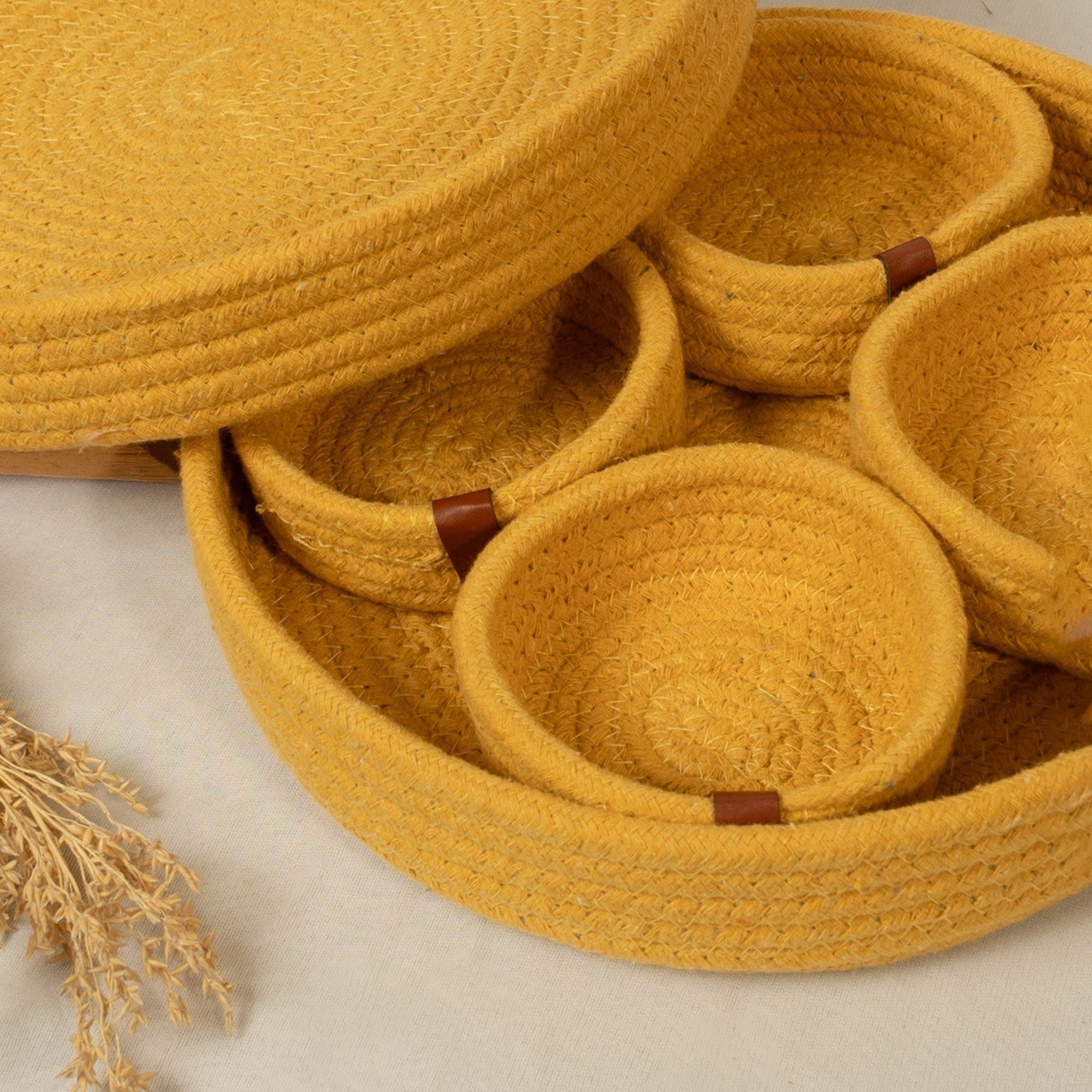 Cotton jewellery basket - Anantoi -