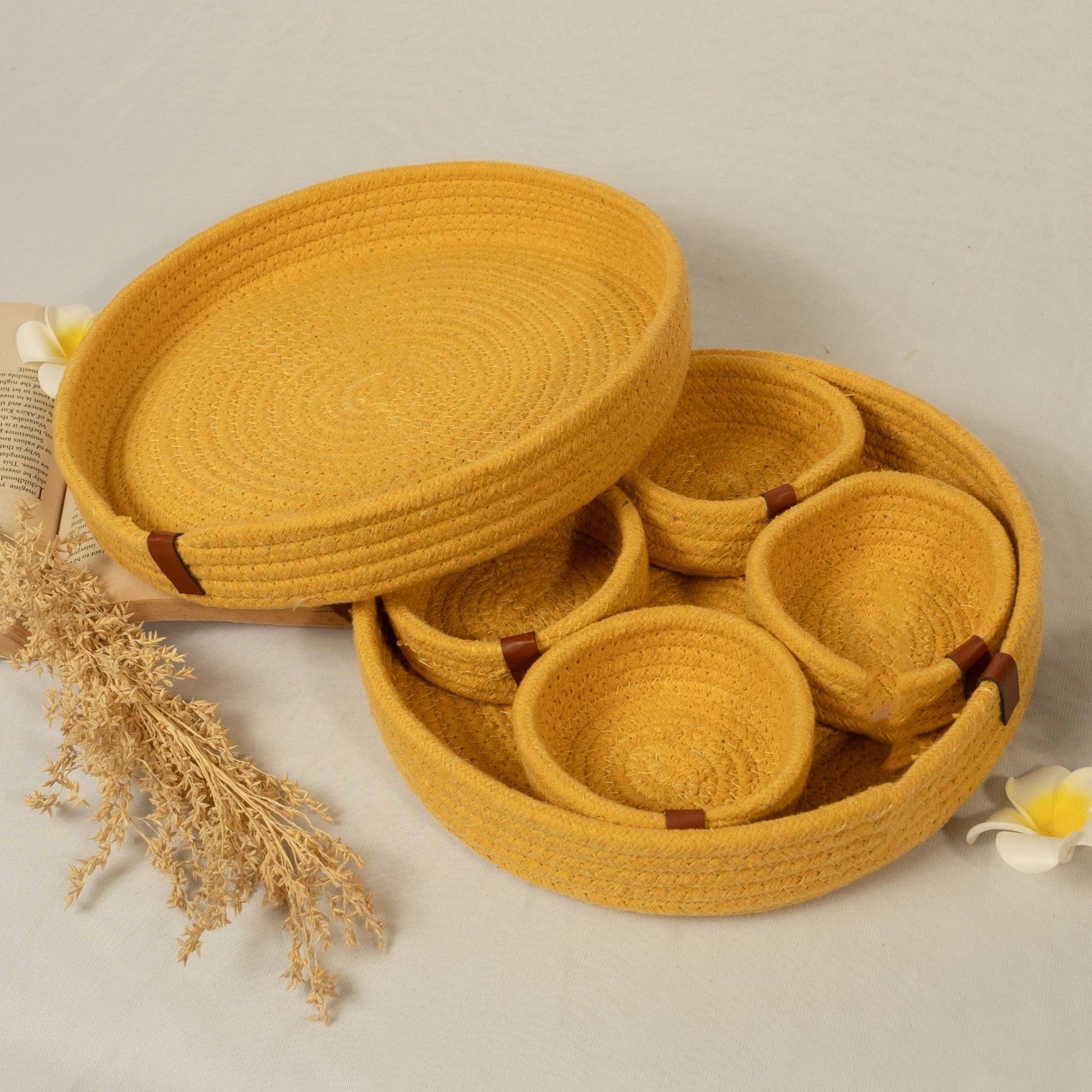 Cotton jewellery basket - Anantoi -
