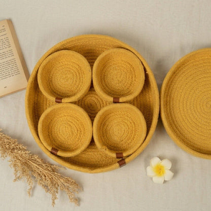 Cotton jewellery basket - Anantoi -