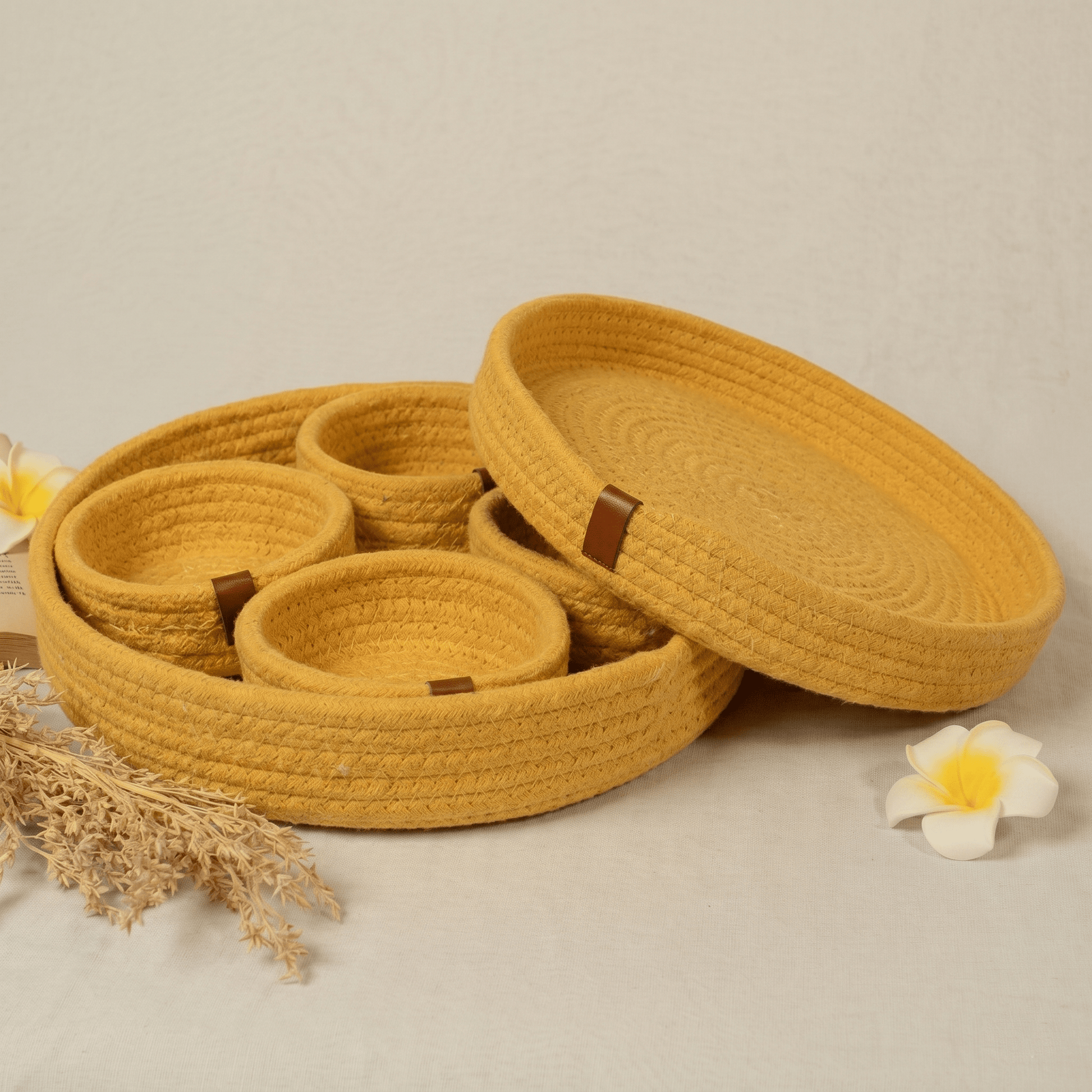 Cotton jewellery basket - Anantoi -