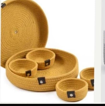 Cotton jewellery basket - Anantoi - 