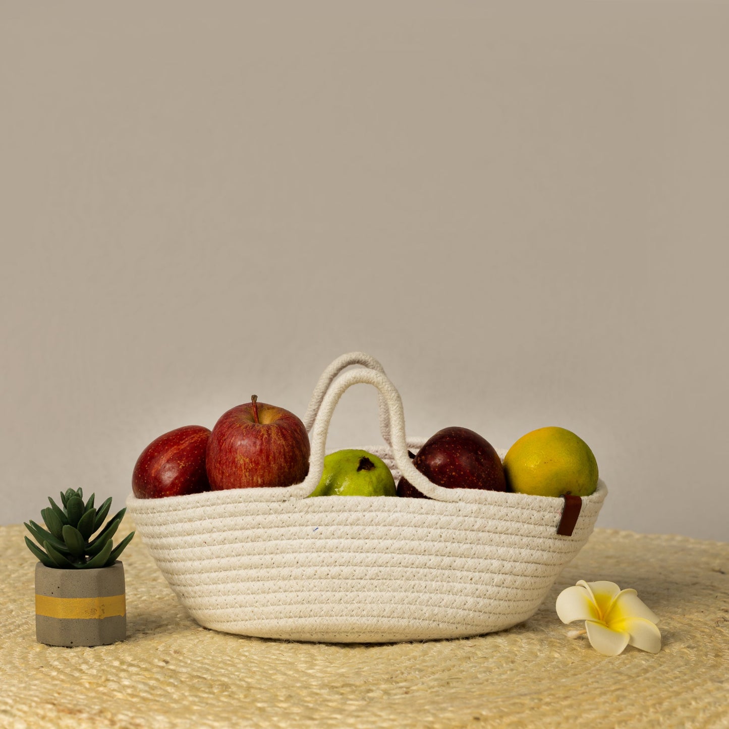 Cotton Round Fruit Basket - My Store - 