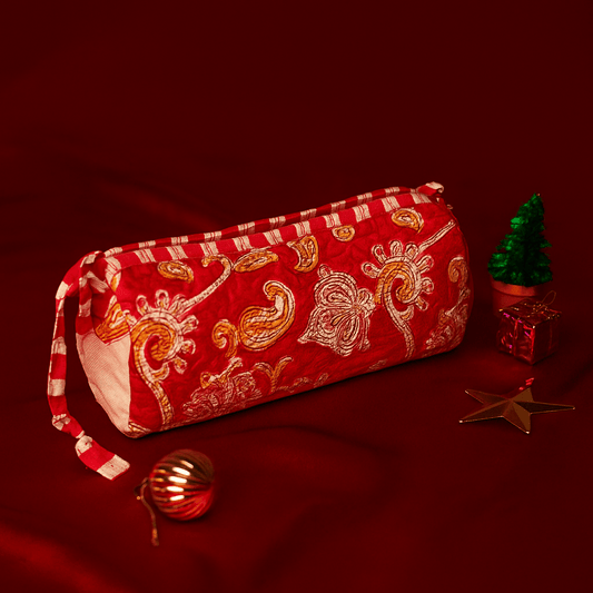 Cotton Stationery Bag – Cylindrical - Anantoi - 