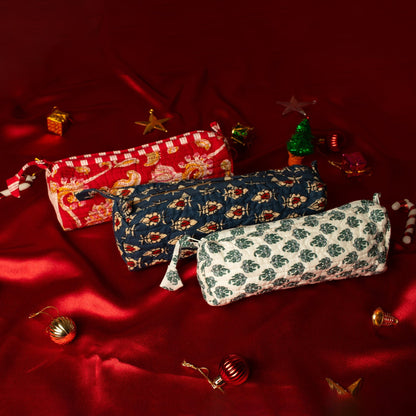 Cotton Stationery Bag – Cylindrical - Anantoi - 