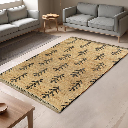 Jaipuri rug tree design - Anantoi - 