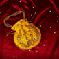 Peacock Glory Yellow Potli Bag - Anantoi - 
